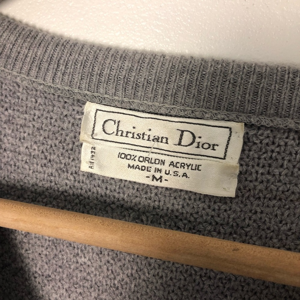 Christian Dior | V-Neck Trotter Sweater | Medium | Vintage - Picture 4 of 6
